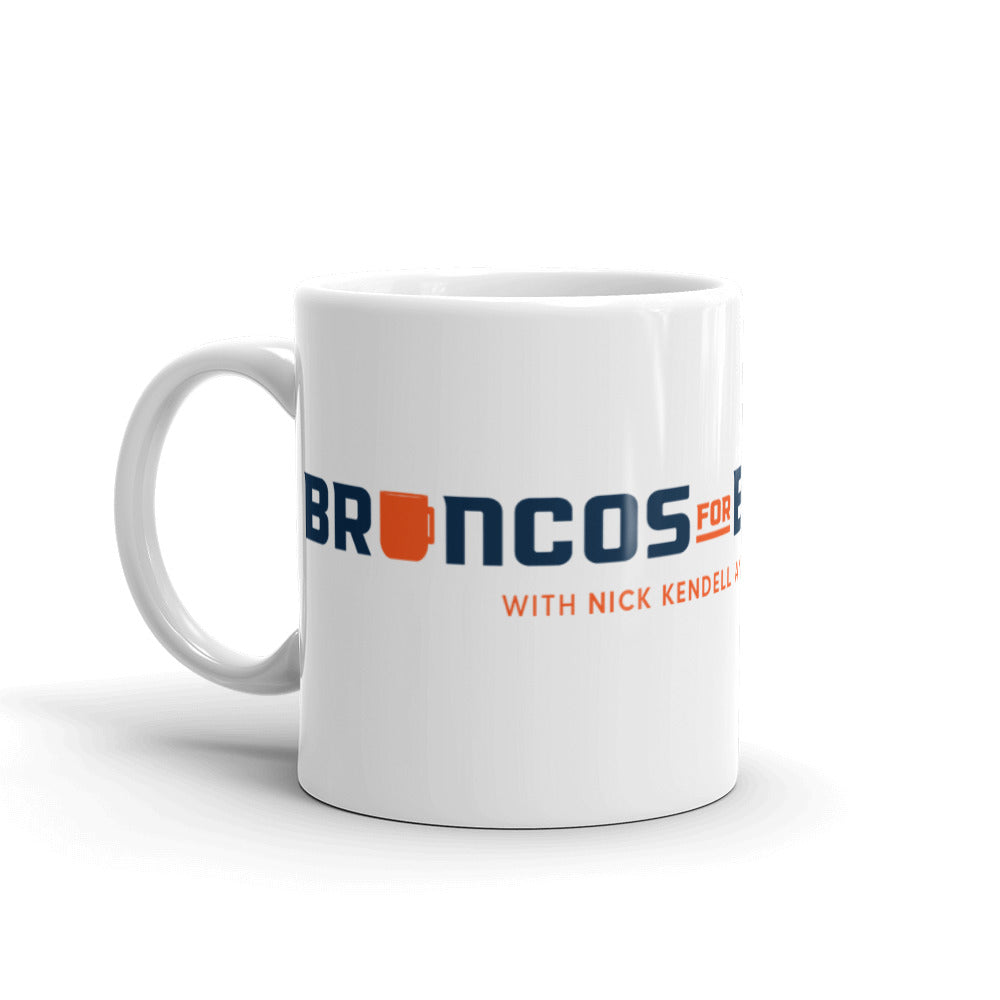 Broncos For Breakfast Mug – Mile High Huddle Merch