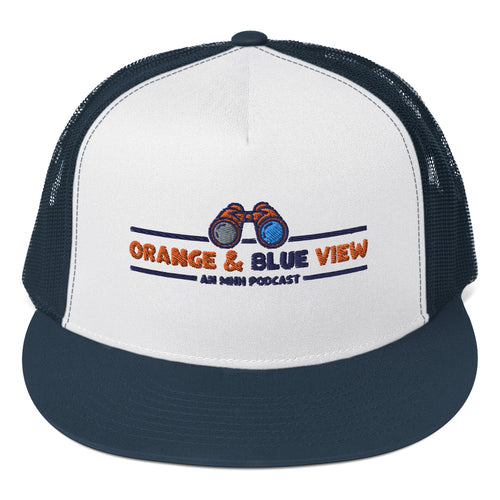Orange & Blue View Trucker Hat