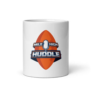 MHH Football Orange 1. White glossy mug