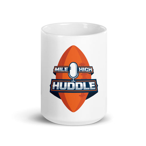 MHH Football Orange 1. White glossy mug